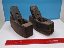 pair of antique wooden