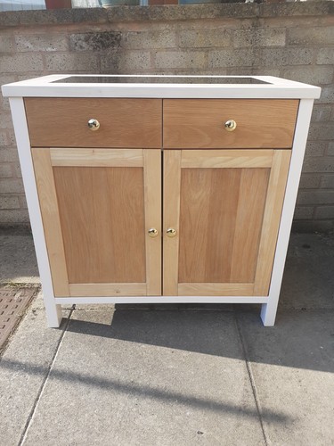 Light oak storage - cabinet, with