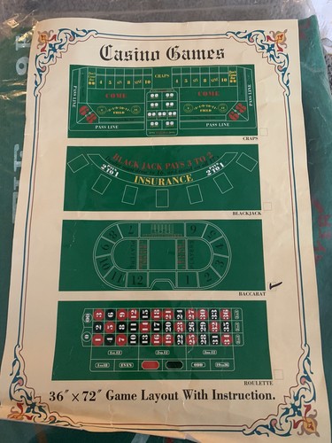 36x72 casino roulette layout - casino,