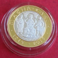 UK 2015 MAGNA CARTA PIEDFORT £2 SILVER PROOF