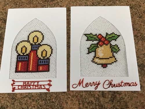Completed christmas cross - completed,