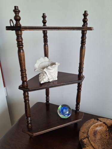 Vintage whatnot stand corner