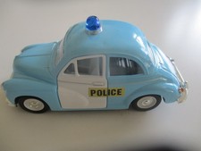 VINTAGE MORRIS MINOR 1000 PANDA POLICE CAR - DIECAST SCALE MODEL