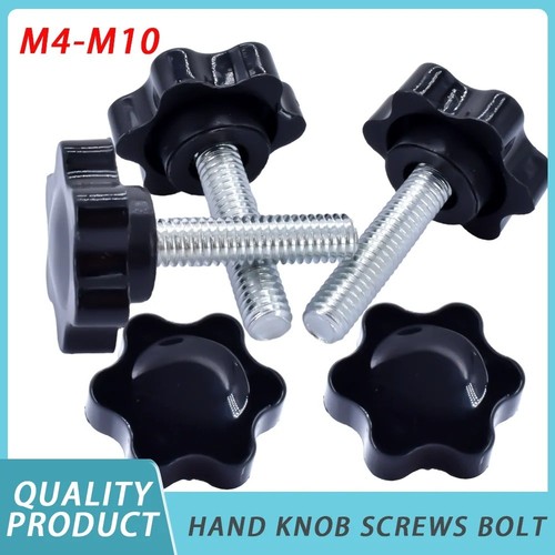 Star hand knob screw - star,