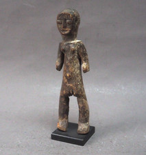 GOOD SMALL WEST AFRICAN TRIBAL ART CARVED WOODEN GHANA ADAN STANDING FIGURE NR!