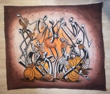 Batik Art , Wall Hanging , One of A kind , Signed , Handmade in Kenya , #22