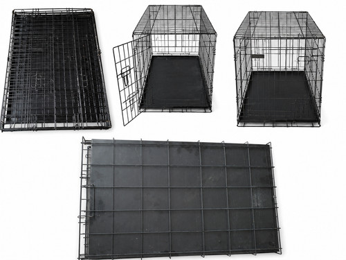 Pet cage folding - cage, dog