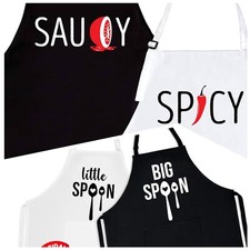 COUPLES COOKING APRON HIS &