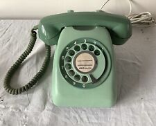Vintage Retro Green OKi Electric Rotary Dial Telephone Good Condition.