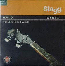Stagg Banjo 5 String Set/Nickel/Med Light