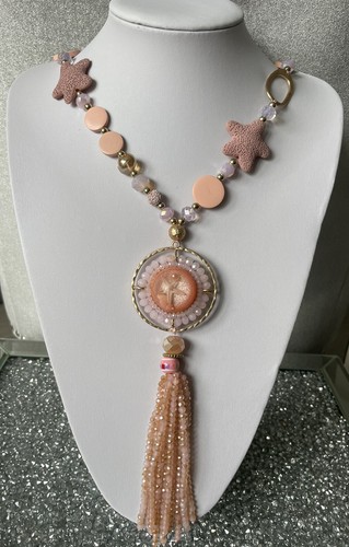 Gorgeous pink gold longline - pink,