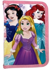 Disney Princess Filled Pencil Case Stationery School Home Travel Drawing Craft