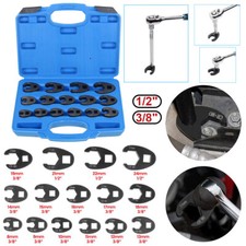 15pc Metric Crowfoot Wrench