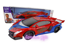 Avenegers Spiderman Lamborghini Radio Remote Control RC Kids Car 1/14 Scale