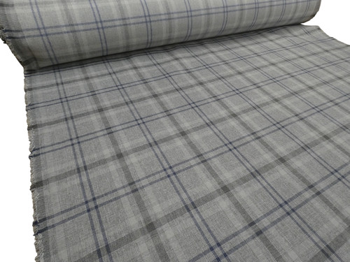 Next fabrics grey checked - fabrics,