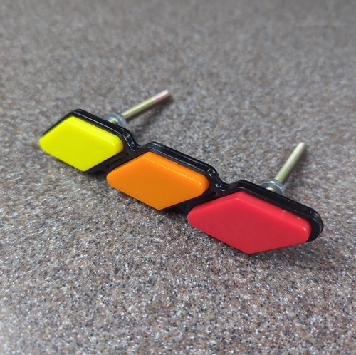 Trd tri color grille badge - tri-color,