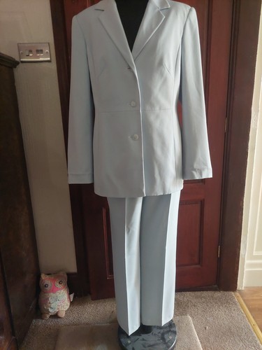 Pale blue ladies suit - ladies,