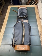 Vintage Golf Bag 1930/40s Greban Bag Hickory Era Black Tan Superb Condition 