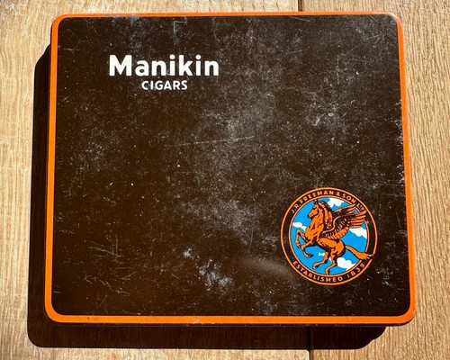 Vintage tin manikin cigars - -,