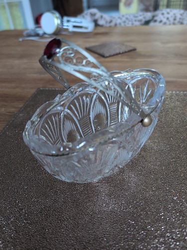 Lead crystal candy bowl - lead,
