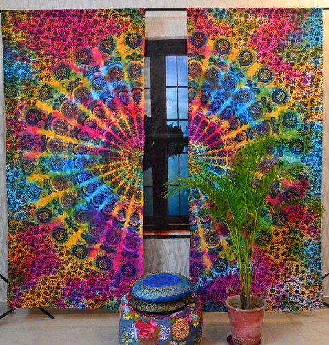 Indian mandala tapestry hippie - indian,