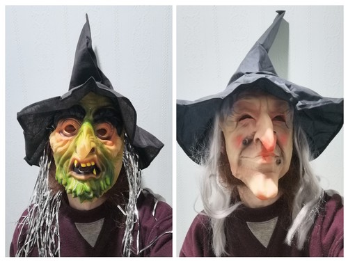 Halloween face masks - face,