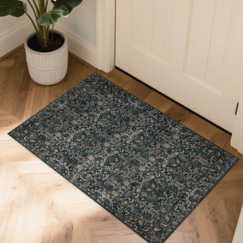 Small washable entryway rug - small,