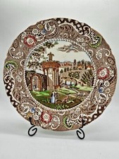 Antique plate Landscapes Midwinter