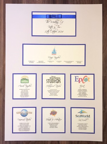Disney wedding table - disney, plan