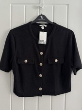 H&M Ladies Black Short Sleeved