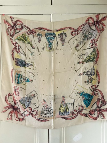 Vintage jacqmar silk scarf - jacqmar,