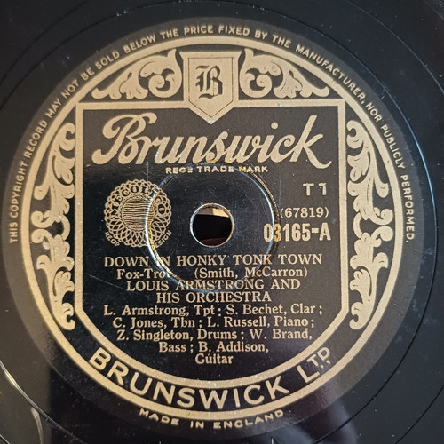 Louis armstrong down honky - down,