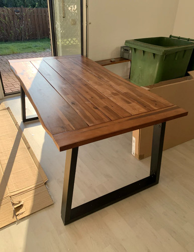 New industrial rustic wooden - new,