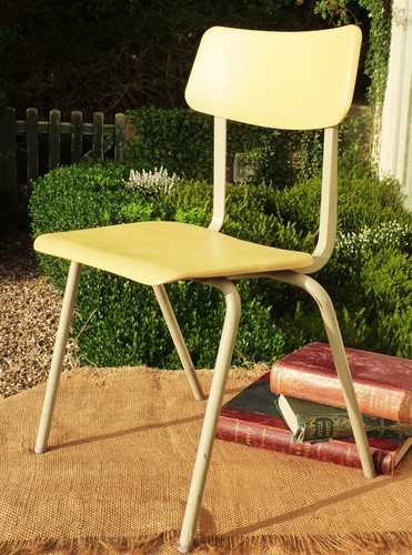 Vintage childs school chair - vintage,