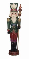Christmas Nutcracker Soldier Wooden 6ft Indoor/Outdoor
