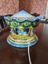 Vintage childs carousel light - vintage,