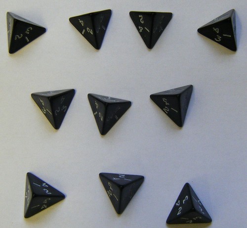 100 standard poly dice board - dice,