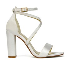 Womens Ankle Strap Block Heel
