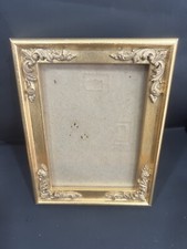 Picture Frame  Faux Wood Gold