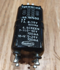 Gardners Vintage Transformer GR.107632 115V 400Hz O/P: 50V @ 100mA + 26V @ 100mA