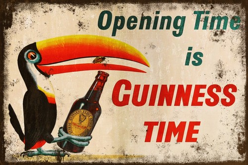 Guinness time vintage advert - time,