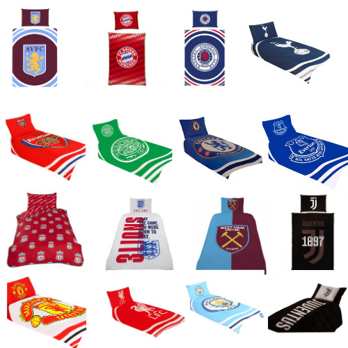 Football clubs duvet cover - duvet, set
