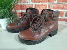 LOMER BROWN HIKING BOOTS UK 6.5 EU 40 LEATHER LACE UP VINTAGE HANDMADE WALKING