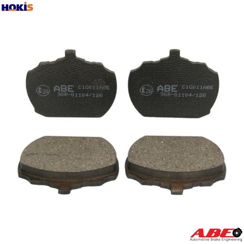 Brake pad set - pad,