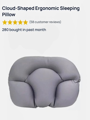 Cloud pillow