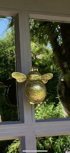 Solid brass bumble bee door - bumble,