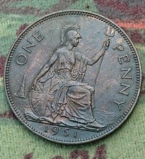 1951 Penny. George VI