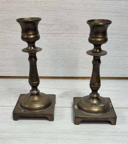 Pair vintage brass - pair,