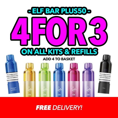 Elf bar plus - 50, &