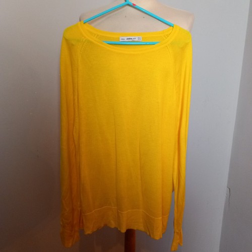 Zara knit yellow jumper - knit,